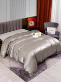 SilkSilky CA 22Momme Pure Silk Duvet Cover Gray 002