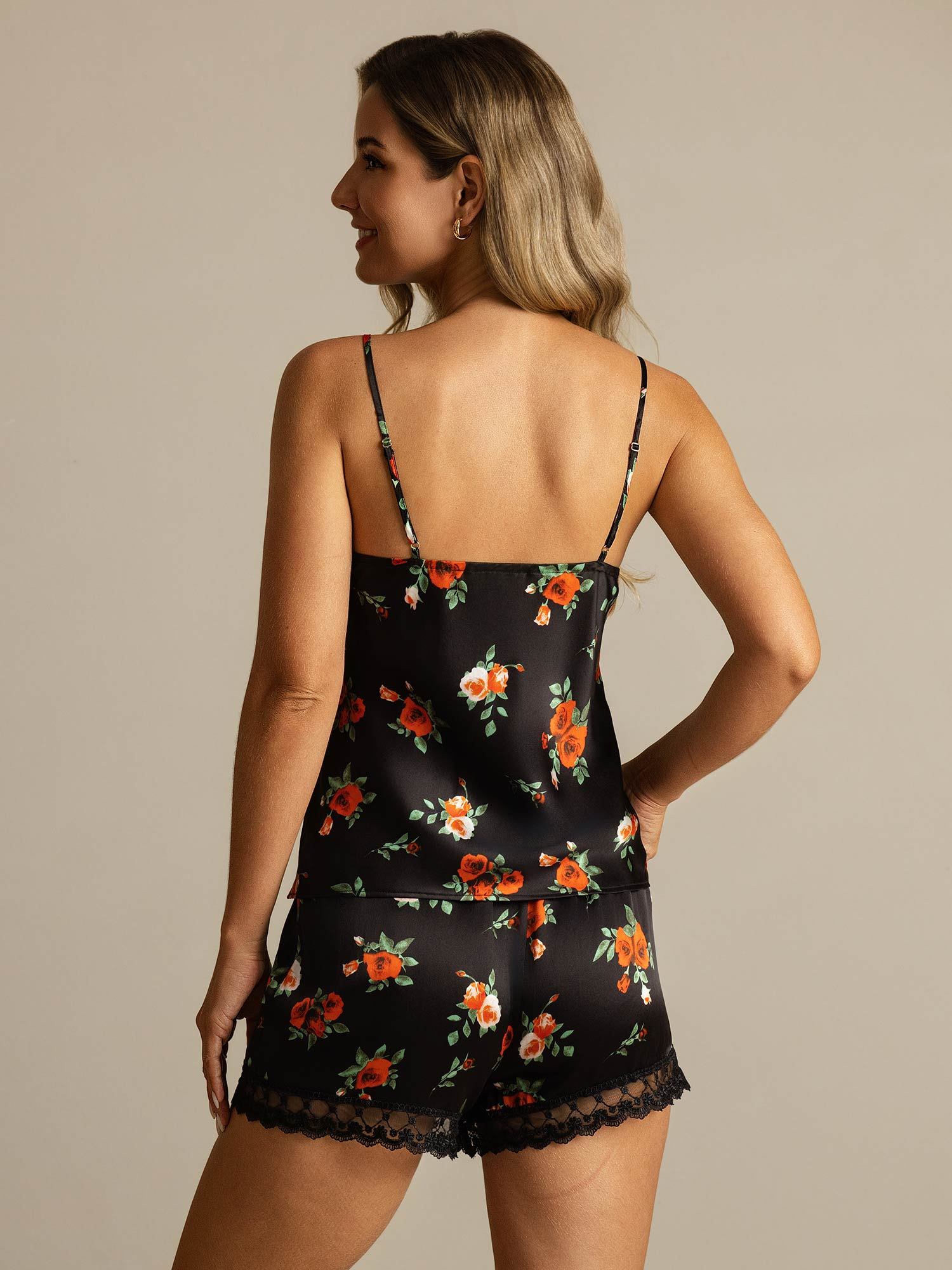 [BlackRose] SilkSilky-CA Pure Silk Camisole Set 002