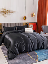 [Black] SilkSilky-CA 19Momme Bedding Set 006