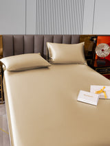 [Beige] SilkSilky-CA 22Momme Bedding Set 005