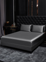 [Dark Gray] SilkSilky-CA 19Momme Bedding Set 001