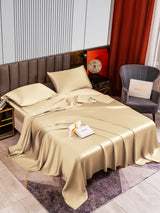 [Beige] SilkSilky-CA 22Momme Pure Silk Bedding Set 002,