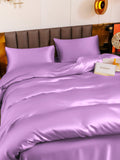 SilkSilky CA 19Momme Pure Silk Bedding Set Lavender 003