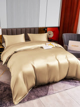 [Beige] SilkSilky-CA 22Momme Bedding Set 004
