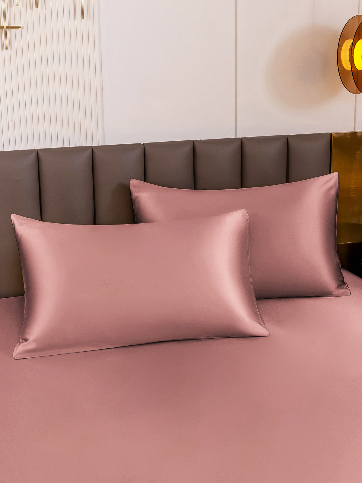 SilkSilky-CA 30Momme Pure Silk Pillowcase PaleMauve 001