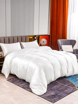 [White] SilkSilky-CA 22Momme Bedding Set 002