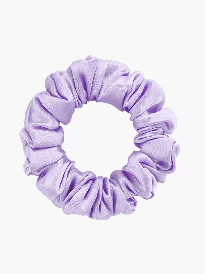 SilkSilky-CA 19Momme Pure Silk Scrunchie Lavender 005