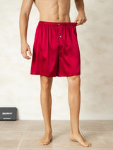 [Wine] SilkSilky-CA Mens Sleep Bottoms 005
