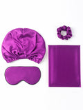 SilkSilky CA 19Momme Pure Silk Pillowcase Set Purple 005