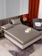 [Gray] SilkSilky-CA 22Momme Bedding Set 002