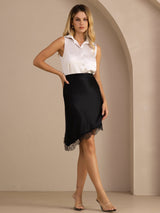 [Black] SilkSilky-CA Skirt 008