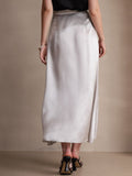 SilkSilky CA 19Momme Silk Skirt LightGray 002