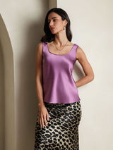 [Deep Purple] SilkSilky-CA Sleeveless Camisole 001