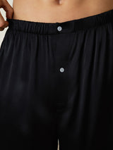 [Black] SilkSilky-CA Mens Sleep Bottoms 006