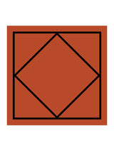 [Orange Square] SilkSilky-CA Scarf 001