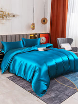 [Teal] SilkSilky-CA 19Momme Bedding Set 003