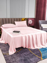 [Pink] SilkSilky-CA 22Momme Pure Silk Bedding Set 005,