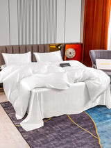 [White] SilkSilky-CA 22Momme Bedding Set 004