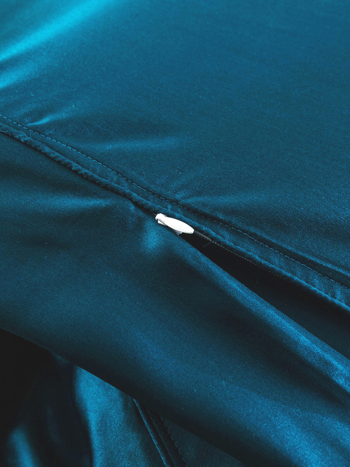 [Teal] SilkSilky-CA 22Momme Pure Silk Bedding Set 007