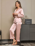 SilkSilky-CA-Pure-Silk-Long-Sleeve-Lapel-Women's-Pajamas-Pink-005