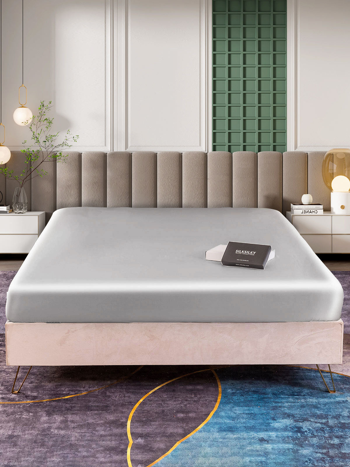 [Silver] SilkSilky-CA 25Momme Sheet 002