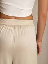 [Beige] SilkSilky-CA Women's Pants 005