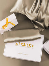 [Khaki] SilkSilky-CA 19Momme Pure Silk Pillowcase 006