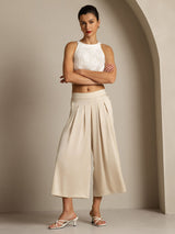 [Beige] SilkSilky-CA Women's Pants 008