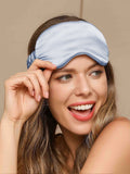 SilkSilky-CA 19Momme Pure Silk Eye Mask LightBlue 002