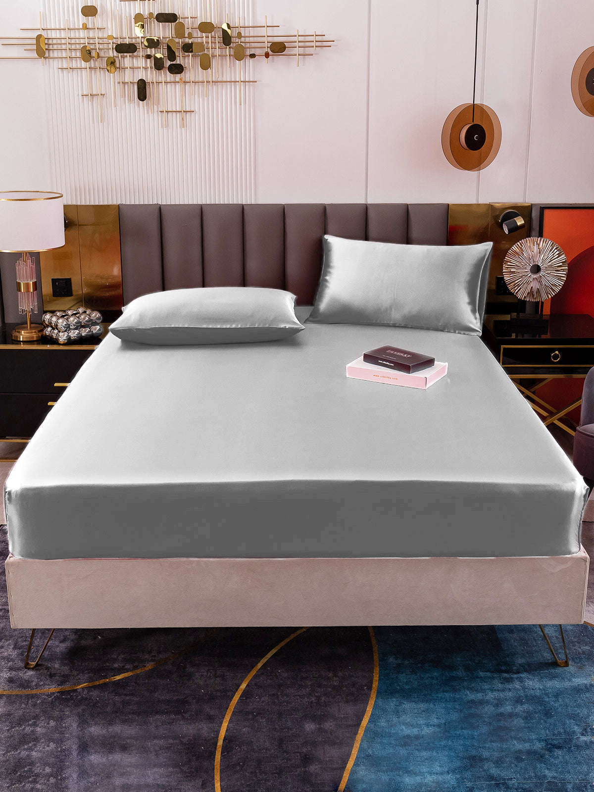 [Silver] SilkSilky-CA 19Momme Bedding Set 002