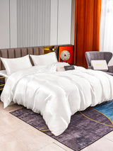 [White] SilkSilky-CA 22Momme Bedding Set 002
