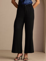 [Black] SilkSilky-CA Womens Pants 003