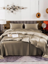 [Khaki] SilkSilky-CA 19Momme Bedding Set 004