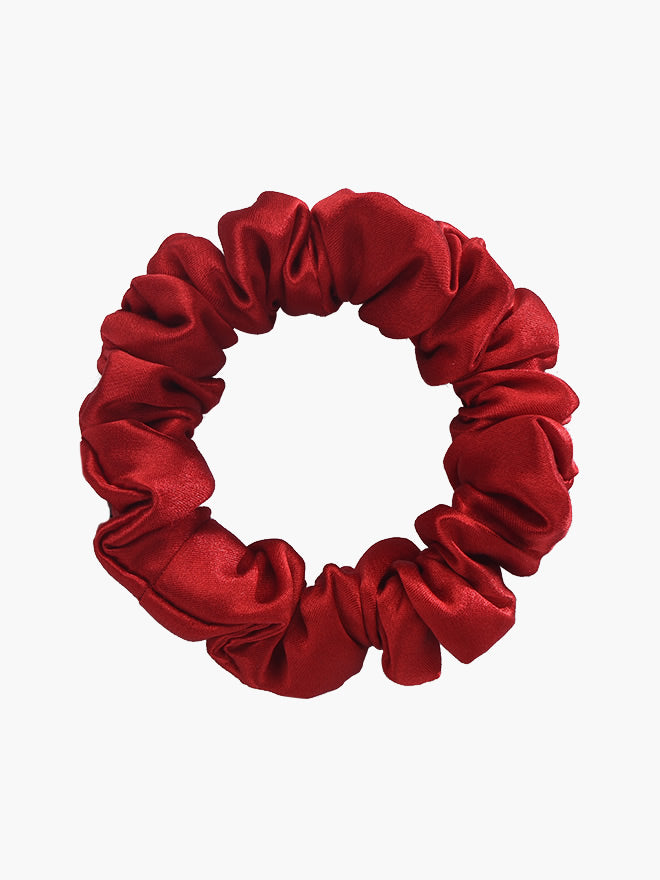 SilkSilky-CA 19Momme Pure Silk Scrunchie Wine 005