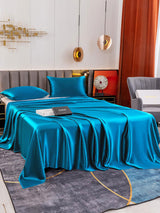 [Teal] SilkSilky-CA 19Momme Bedding Set 003