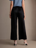 SilkSilky CA Pure Silk Womens Pants Black 002