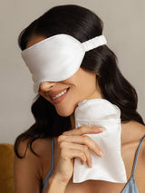 [White] SilkSilky-CA Eye Mask 002