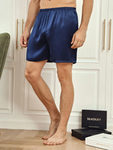 [Dark Blue] SilkSilky-CA Mens Sleep Bottoms 001
