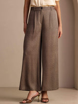 [Coffee] SilkSilky-CA Womens Pants 003