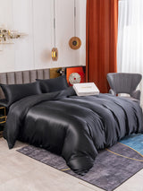 [Black] SilkSilky-CA 19Momme Bedding Set 001