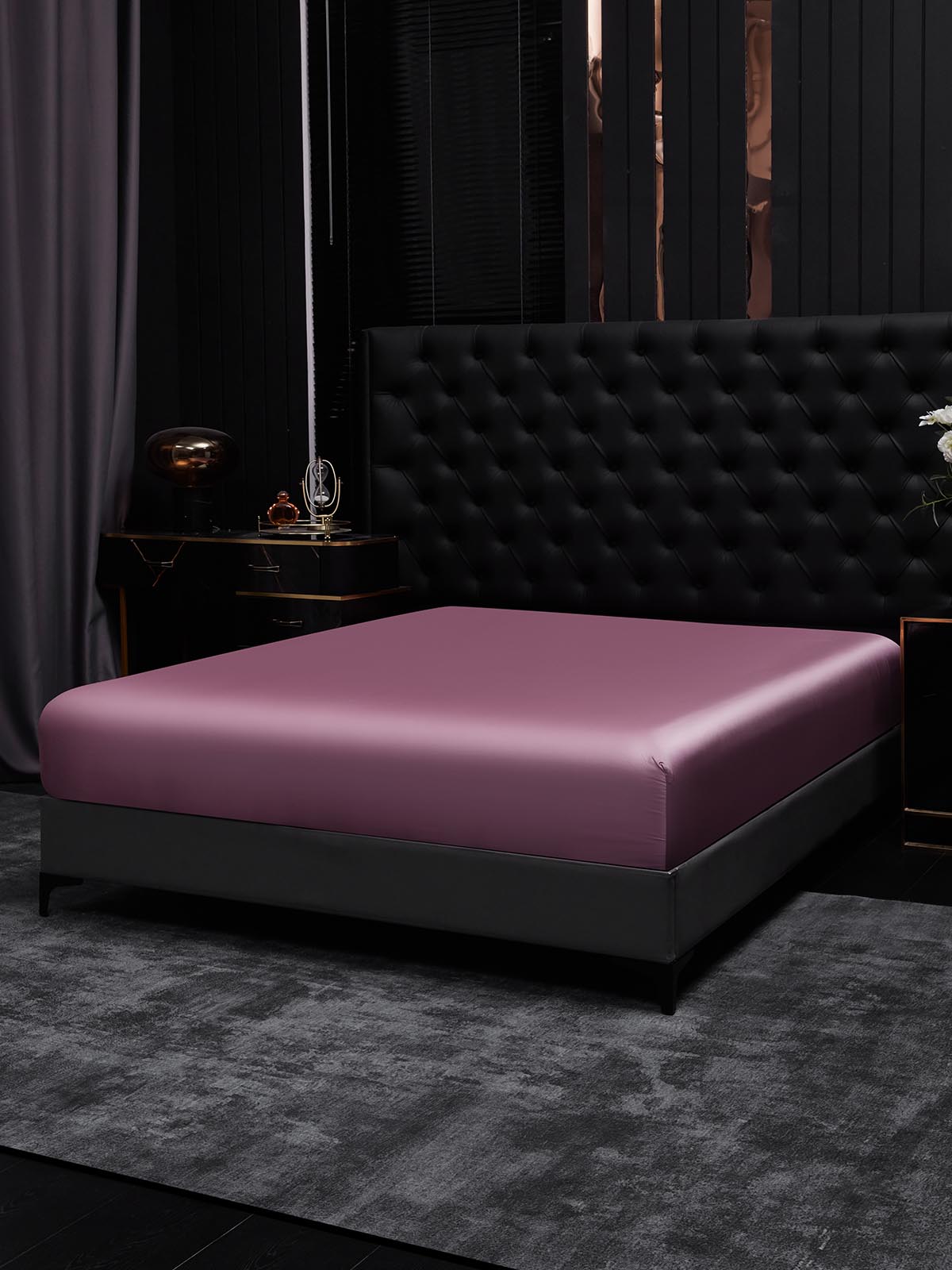 [Mauve Orchid] SilkSilky-CA 19Momme Pure Silk Sheet 001