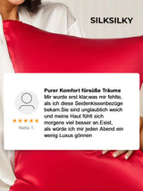 [White] SilkSilky-CA 19Momme Pure Silk Pillowcase 003