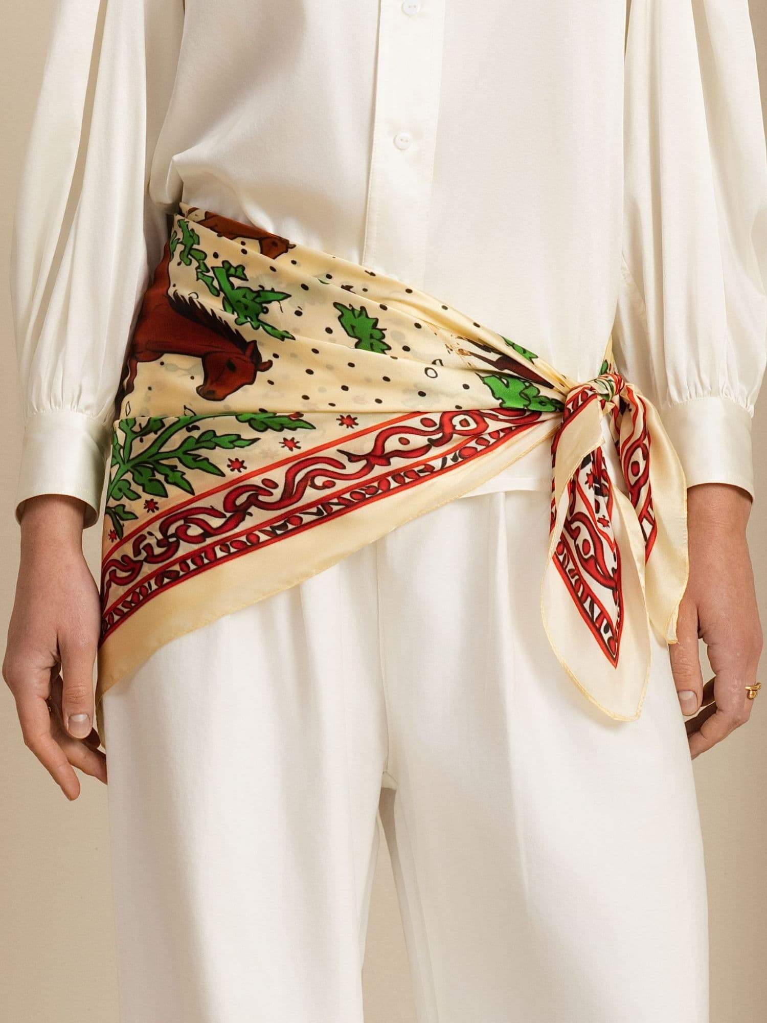 [P111] SilkSilky-CA Scarf 004