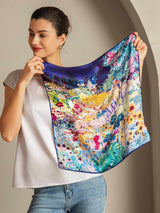 [P093] SilkSilky-CA Pure Silk Scarf 002