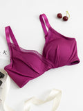 SilkSilky CA Silk Knitted Bra Purple 007