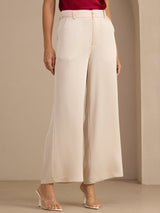 [Beige] SilkSilky-CA Womens Pants 003