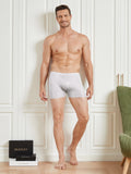 SilkSilky CA Silk Knitted Mens Underwear Gray 002