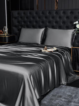 [Dark Gray] SilkSilky-CA 19Momme Bedding Set 002