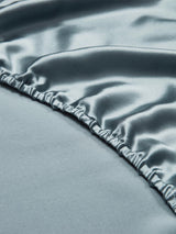 [Grayish Blue] SilkSilky-CA 19Momme Sheet 004