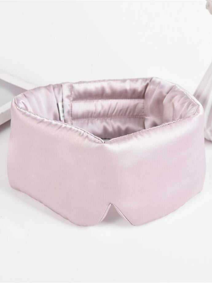 [Light Pink] SilkSilky-CA 19Momme Pure Silk Eye Mask 006